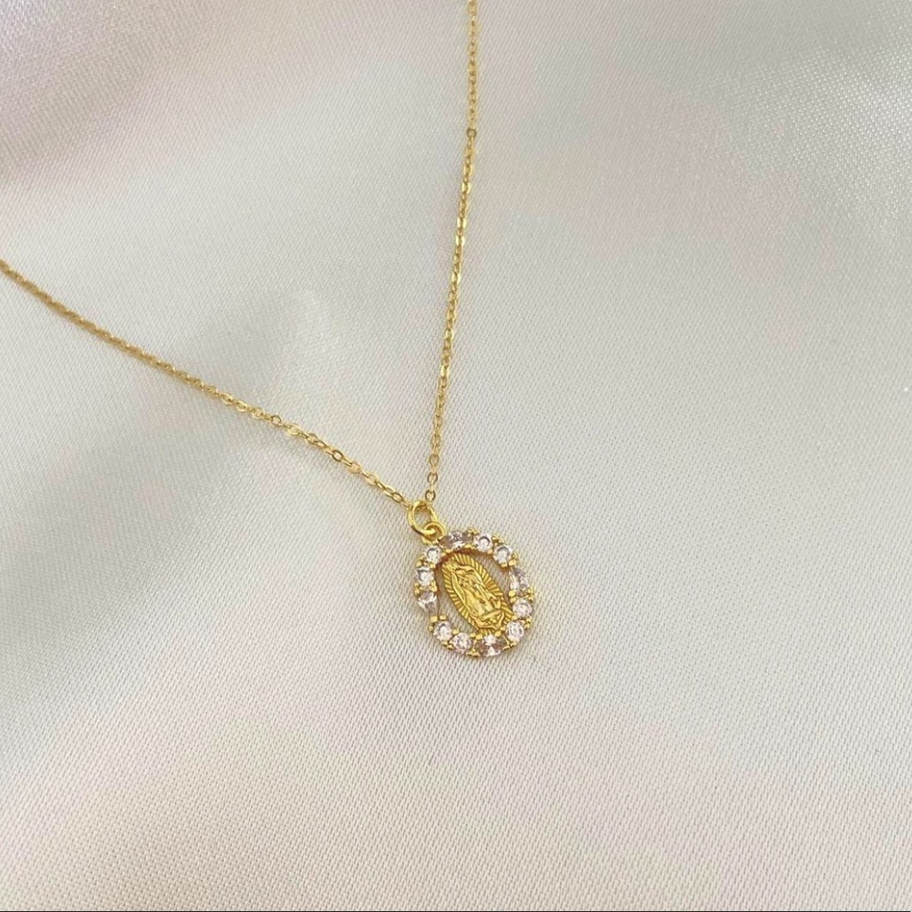Handmade Gold Plated Virgencita ❤️